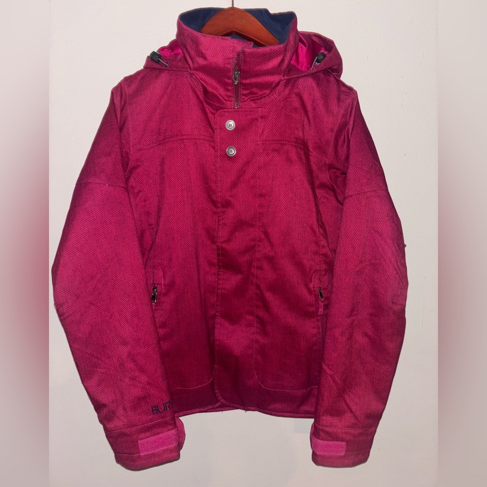 Burton Maroon Hooded Jacket